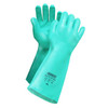 Sol-Fit™, Green 15" Nitrile Flocklined Glove - 22 mil (36 pairs / case)