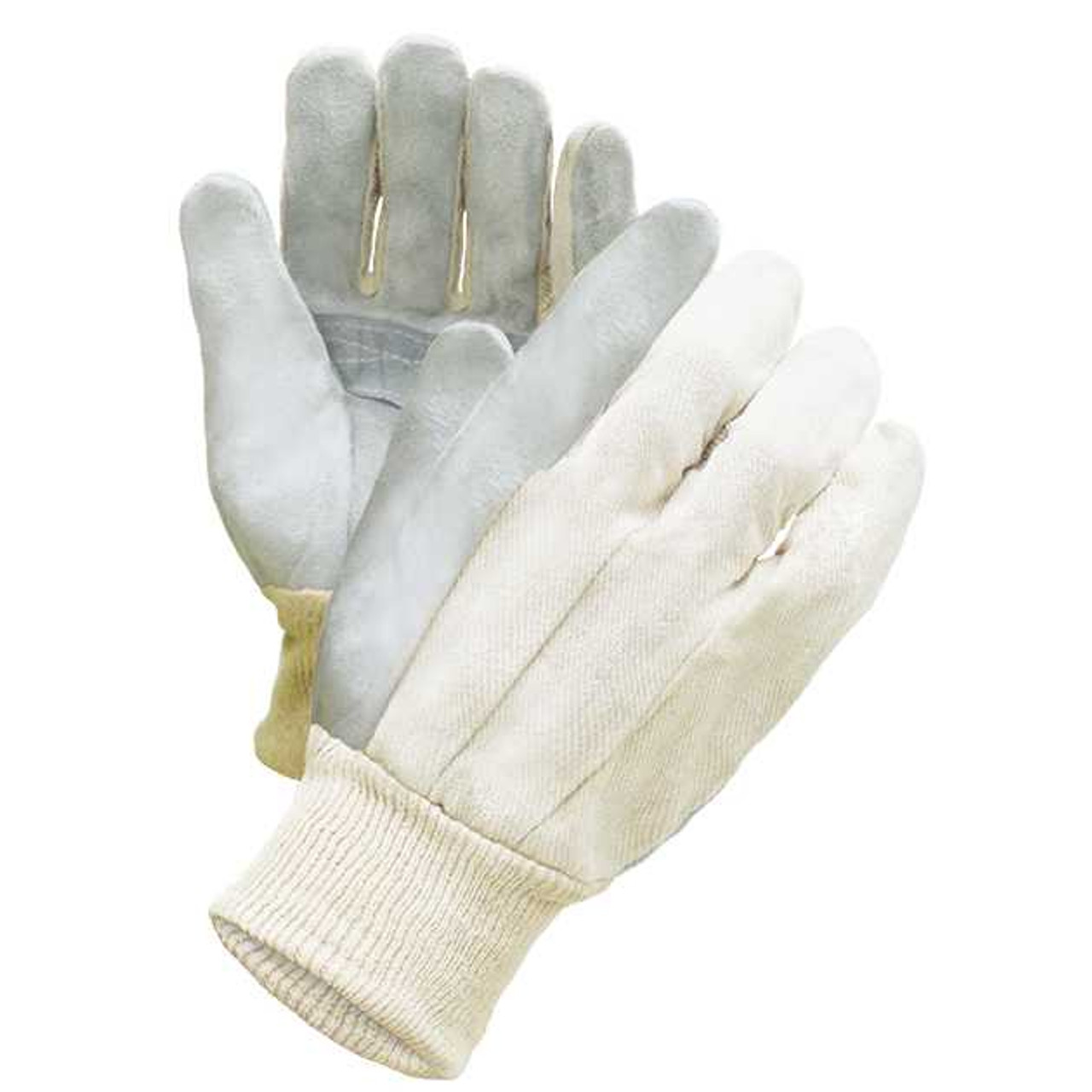 SafetyHouse Split Leather Palm Glove With Leather Index Finger (144 pairs / case)