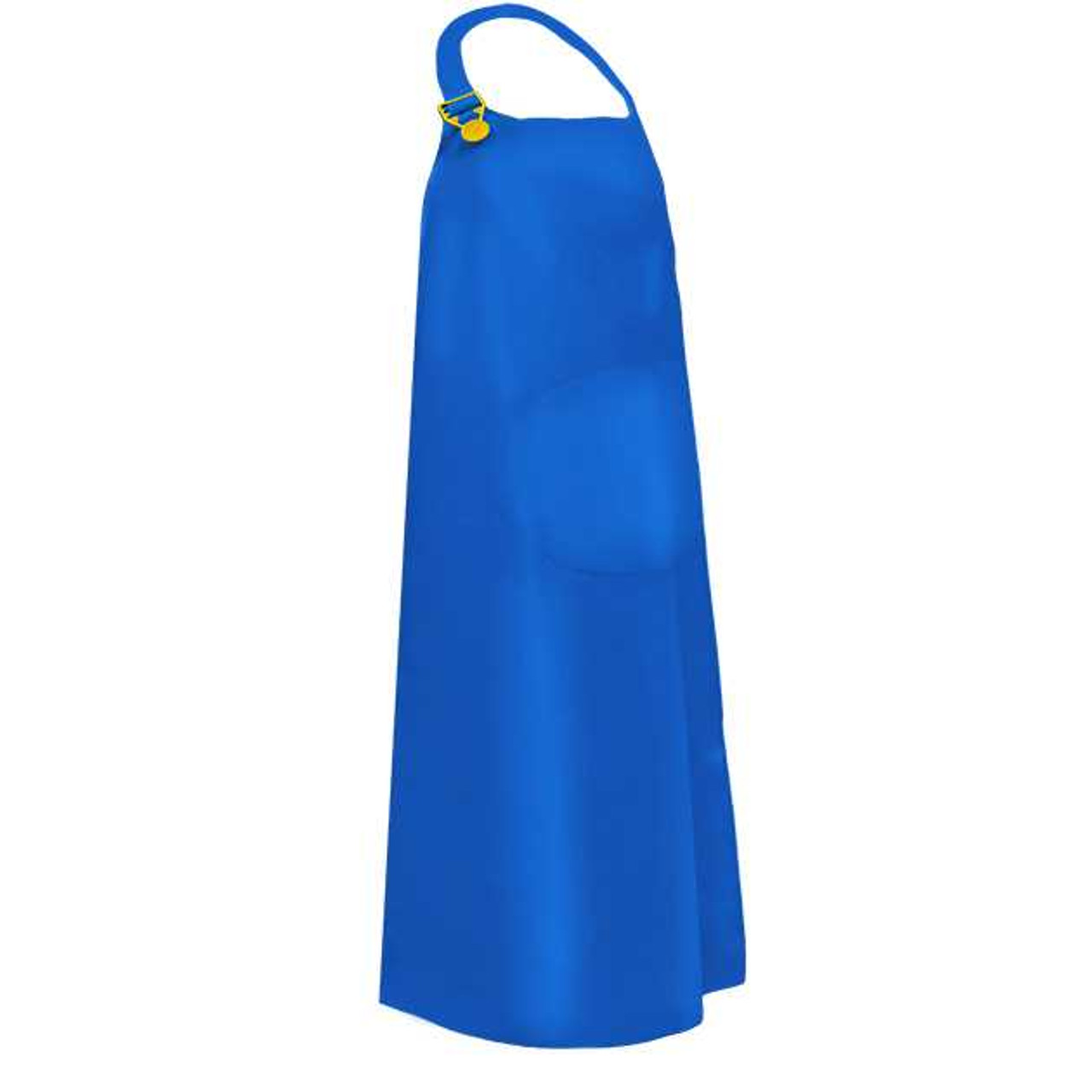 CoverMe™ PVC Apron - 14 mil, Available in Blue or Yellow (24 aprons / case)