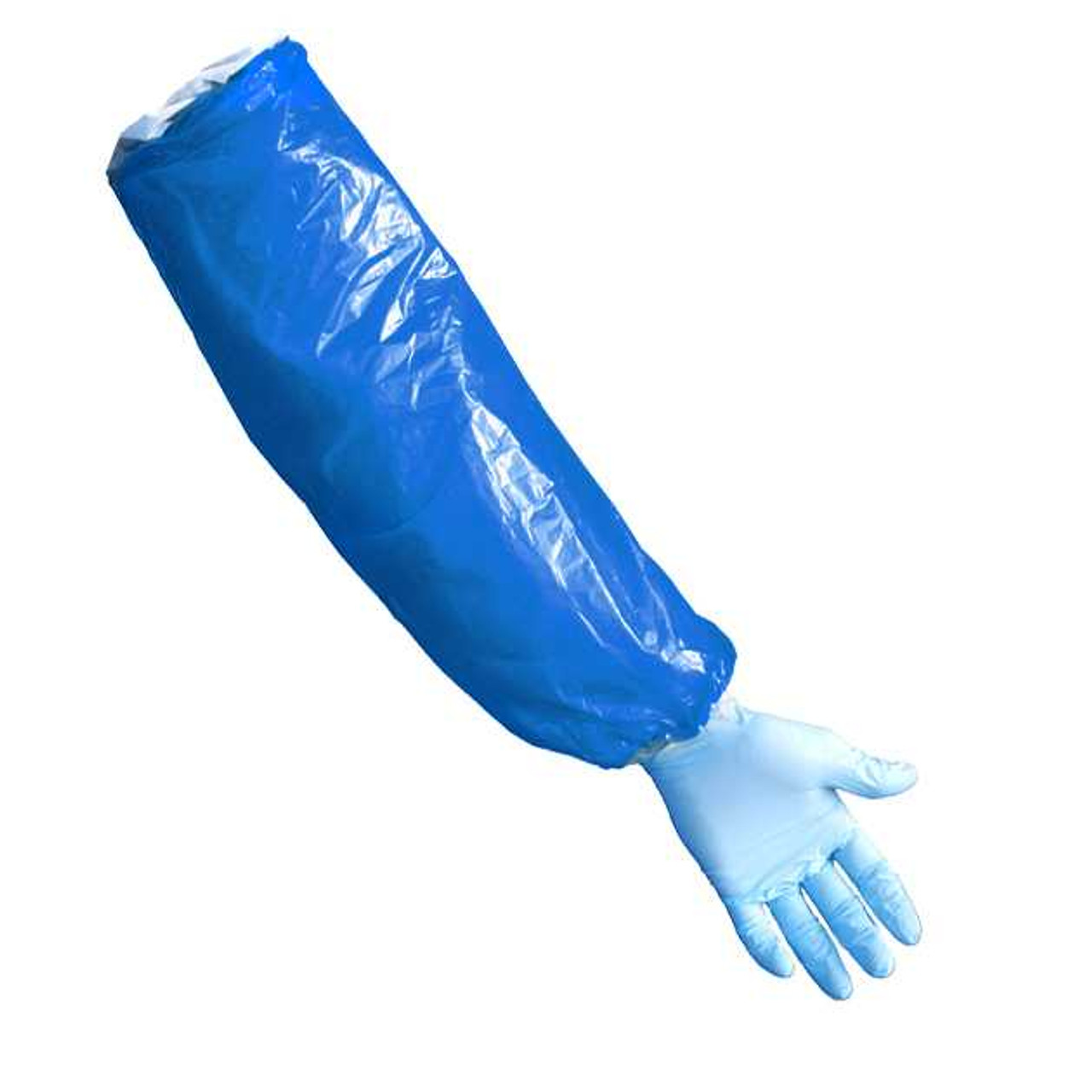 CoverMe™ PES4, 18" Polyethylene (PE) Sleeve - 1.5 mil, Blue (2,000 sleeves / case)