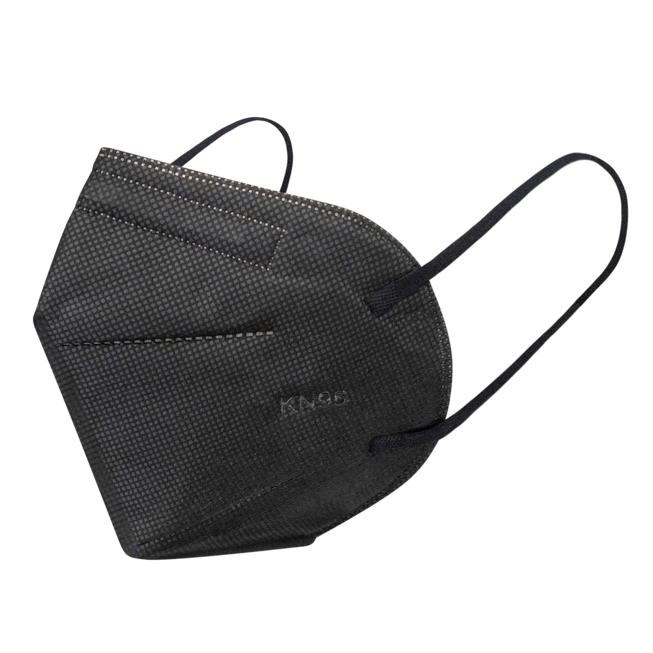 Black KN95 Protective Mask, Vertical Folded (1,800 masks / case)