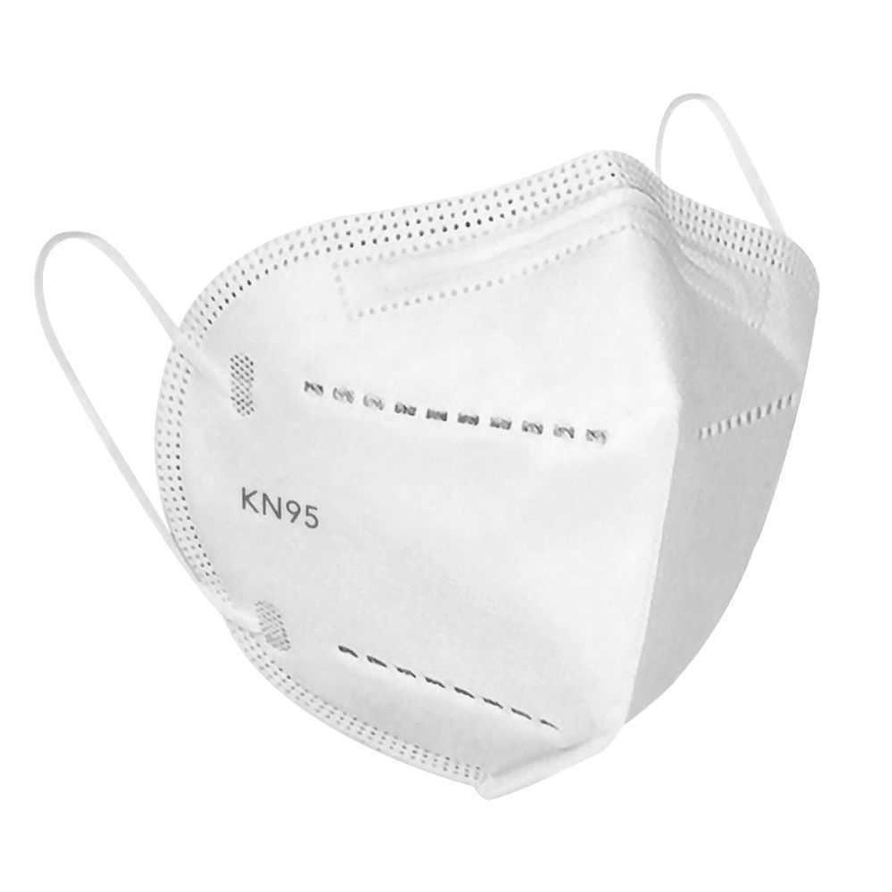 Holancare White KN95 Protective Mask, Vertical Folded (1,200 masks / case)