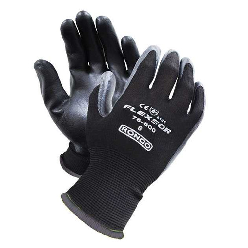 Dex Fit FN320-BLUE-S-003 Premium Nylon Nitrile Work Gloves, 3D-Comfort