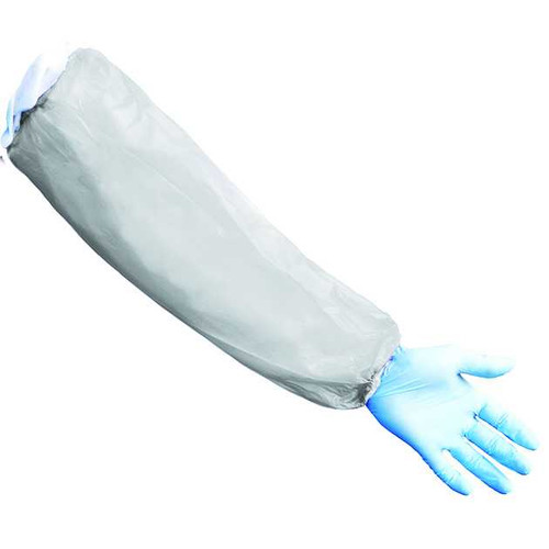 CoverMe™ 18" Vinyl Sleeve - 8 mil, Available in White or Blue (100 sleeves / case) CoverMe™ 18" Vinyl Sleeve - 8 mil, Available in White or Blue (100 sleeves / case)