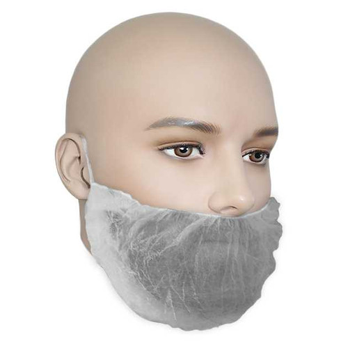Easy Breezy™ Beard Cover - Non-Woven, Available in White or Blue (1,000 beard covers / case) Easy Breezy™ Beard Cover - Non-Woven, Available in White or Blue (1,000 beard covers / case)