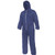 Ronco Care™ Polypropylene Coverall With Hood, Elastic Wrists & Ankles, Zipper Closure, Available in White or Blue (25 coveralls / case)