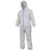 Ronco Care™ Polypropylene Coverall With Hood, Elastic Wrists & Ankles, Zipper Closure, Available in White or Blue (25 coveralls / case)