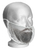 Easy Breezy™ Beard Cover - Honeycomb Mesh, Available in White or Brown (1,000 beard covers / case)