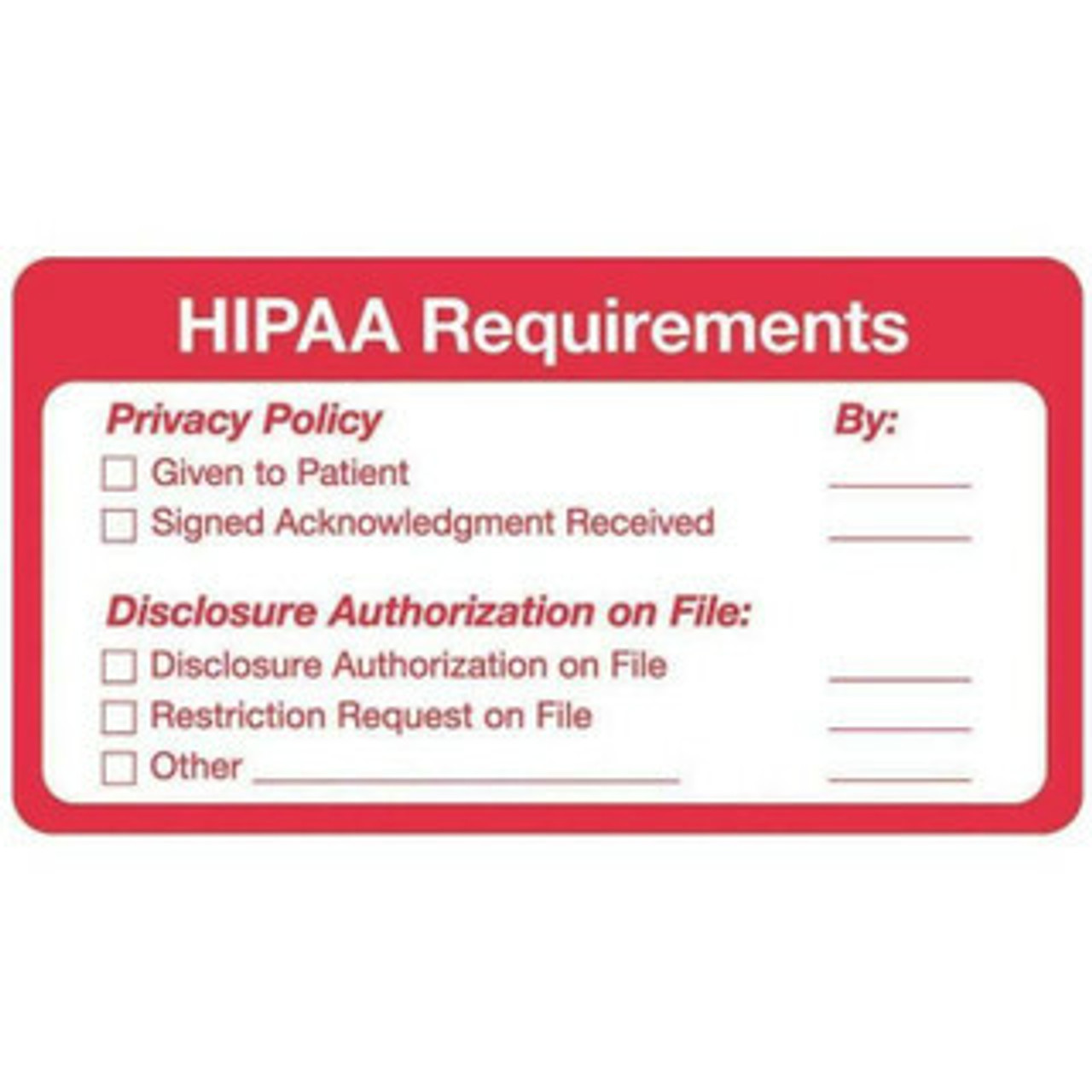 HIPAA Labels