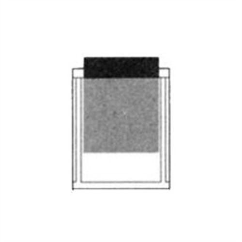 Adhesive Back Poly Pocket, 3" x 3-3/4", Clear, 100/PACK