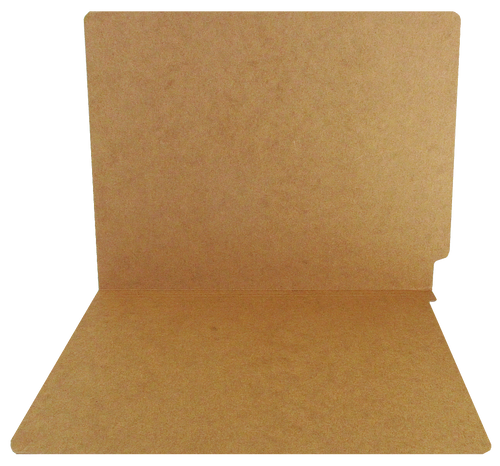 17 PT. Kraft Tab Compatible End Tab Folder, Letter Size, Single Ply Tab, 50/BOX