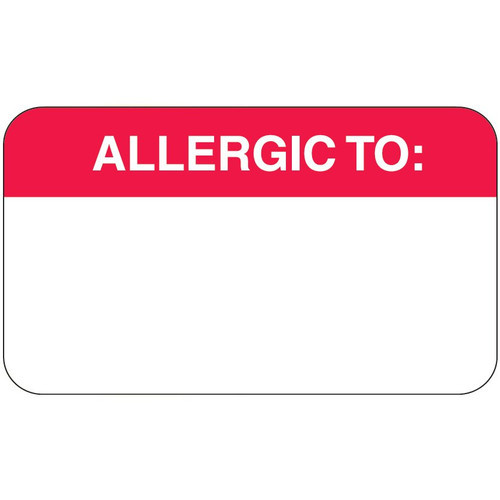 Allergic To: Label 1