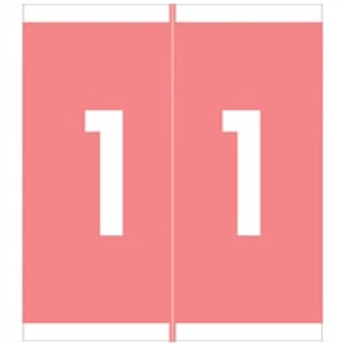 Barkley Systems Numeric Label - FNAVM Series (Rolls) - 1 - Pink