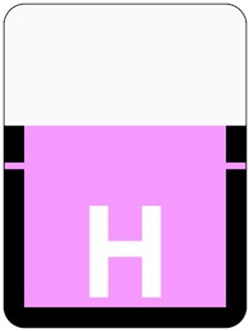 TAB Alphabetic Labels - 1307 Series (Rolls) H- Lilac