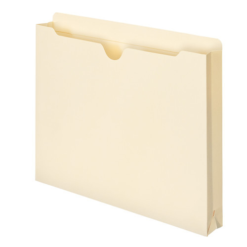 Smead File Jacket, Reinforced Straight-Cut Tab, 1-1/2" Accordion Expansion, Letter Size, Manila, 50 per Box (75540) - 4 Boxes