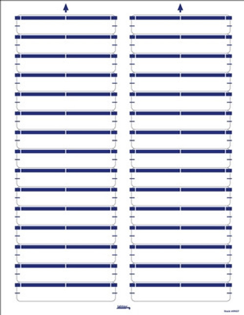 Color Coded Laser/Inkjet File Folder Labels - Dark Blue