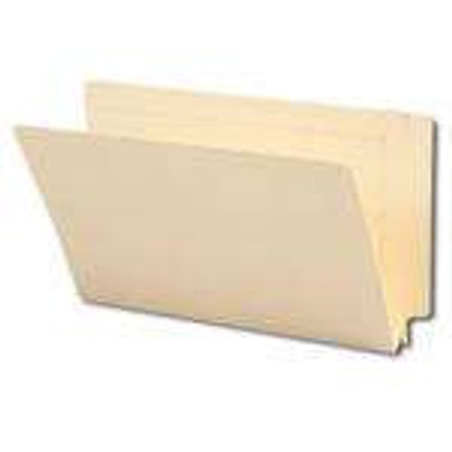 Smead 27275  End Tab File Folder, Reinforced STRAIGHT-CUT Tab, 1-1/2" Accordion Expansion, Legal Size, Manila, 50 Per Box (27275)