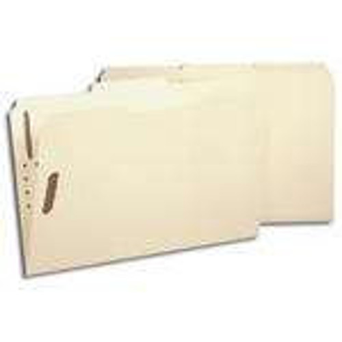 Smead 19537  Fastener File Folders, Legal, 2 Fasteners, Reinforced 1/3- Cut Tab, Legal Size, Manila, Total Of 250