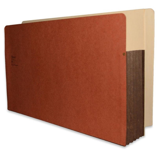 Redweld Shelf folder, Full Right Side Tab - Notch, 5 1/4" Accordion Expansion, Tyvek Gusset, Letter Size - Carton of 50