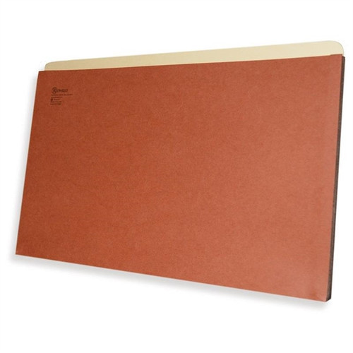 Redweld Expanding File Folder, 5 1/4" Accordion Expansion, Tyvek Gusset, Legal Size, Full Height Gusset, Carton Of 50