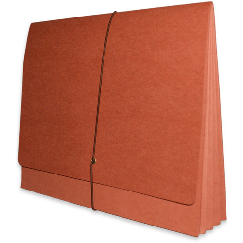 Redweld Expanding Envelope, 1B Elastic Closure, 3 1/2" Expansion, Paper Gusset, Letter Size - Carton of 50