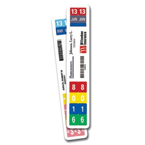 Smead ColorBar 8" Bright White Laser Printer Labels - 7 Up Sheet - Pack of 1008