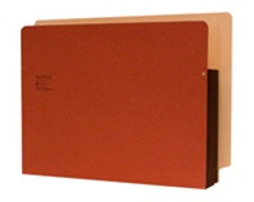 Redweld Shelf folder, Full Right Side Tab - Notch, 5 1/4" Accordion Expansion, Tyvek Gusset, Legal Size - Carton of 50