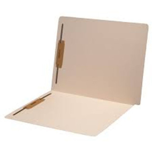 Amerifile End Tab Open Shelf File Folder - 11 Pt Manila - 2 Ply Tab - Fasteners in Positions 1 & 3 - 3/4" Accordion Expansion  - Letter Size - Box of 50