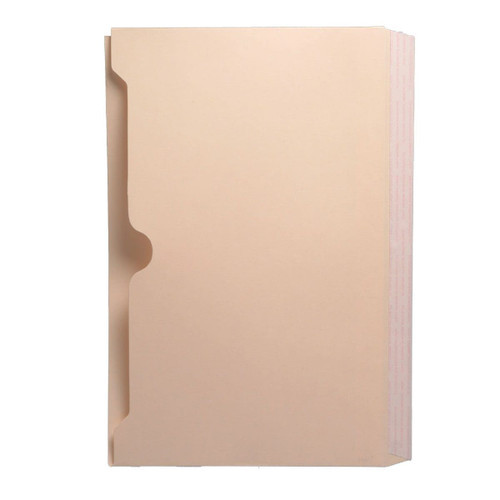 Side Hinge Self-Adhesive Full Pocket Dividers - 11 Pt - Letter Size - Box of 50