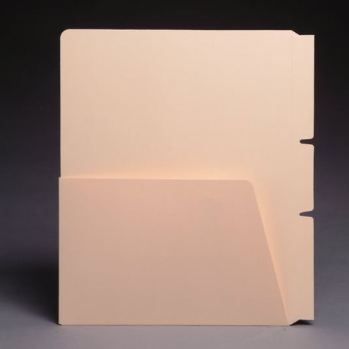 SELF-ADHESIVE Dividers, Side Hinge With 1/2 Pockets On Both Sides, 11 Pt Manila, Box Of 100