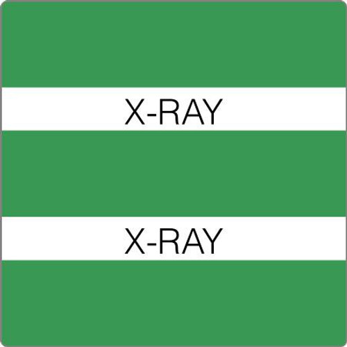 Tabbies 52123, 52100 Patient Chart Index Tabs, X-RAY, Light Green, 1-1/2"H x 1-1/2"W, 102/PACK