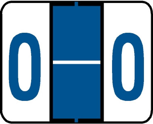 Tabbies 61035, Tab Products & Smead Compatible Alpha 61020 Label Series, 1" alpha labels "O", blue, 1"H X 1-1/4"W, 250/PACK