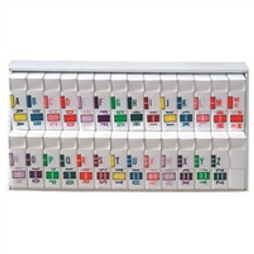 POS 3400 Series Compatible Alpha Labels Complete Set A-Z