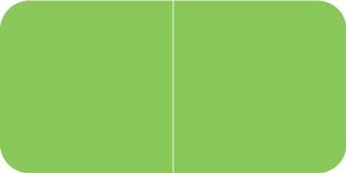 Jeter Solid Color Label, 9500 Series, Light Green, 3/4" h x 1-1/2" W, 500/ROLL