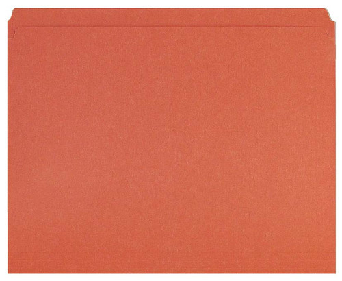 Orange Top Tab Folder, Smead Compatible, 11PT. Top Tab Reinforced Full Cut Tab, Letter Size, 100/BOX