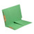 End Tab Pocket Folder - Green - 14 Pt. - Letter Size with 2 Fasteners in Position 1 & 3 - 50 Per Box