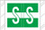 Tabbies Alphabetic Labels - 12030 Series (Rolls) S- Dk. Green