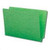 End Tab File Folder W/ Fasteners, Position 1 & 3, Green, Letter, 11 Pt, Reinforced Full End Tab, 50/BOX