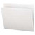 Top Tab File Folder, White, Letter Size, 11 pt, Single Ply Tab, Straight Cut - FilingFix.com Brand