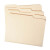 Top Tab 11 PT. Manila Folder, 1/3 Cut Tabs In Assorted POSITIONS- Fasteners In Positions 1 & 3, Letter Size, 50/BOX