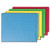 End Tab File Folder, Light Blue, Letter Size, 14 Pt, Reinforced Tab, Full End Tab, Box Of 50