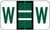 Jeter Alphabetic Labels, 5100 Series (SHEETS), W, Green