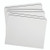 Smead 12810  File Folder, Reinforced STRAIGHT-CUT Tab, Letter Size, White, 100 Per Box (12810)