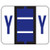 Smead 67095  Bccr BAR-STYLE COLOR-CODED Alphabetic Label, Y, Label Roll, Violet, 500 Labels Per Roll, (67095)