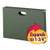 Smead Hanging File Pocket, 1-3/4" Expansion, Legal Size, Standard Green, 25 per Box (64318)