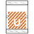 Col'R'TAB Top Tab Alpha Labels - 82050 Series - Letter 'U' -  Orange - 1-1/2" H x 1" W - Labels on Sheets - 100/Pack