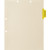 Medical Use Arts Press Match Colored Side Tab Chart DIVIDERS- "CORRESPONDENCE", Light Yellow Tab In Position 2, 100/PACK