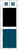 Tabbies 12713, Acme Visible Compatible Alpha 12700 Label Series, 4" 2-COLOR alpha tabs "M", BLACK/BLUE, 4"H X 1-1/2"W, 102/PACK