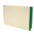 Manila File Folders with GREEN Color Stripe on End Tab -Letter Size - 11 Pt. Stock - Two Ply Tab - 100