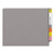 GRAY End Tab Folder - Letter Size - Fastener in Position 1 - Full Cut 2-Ply Tab - 11 Pt. Stock - 50/Box